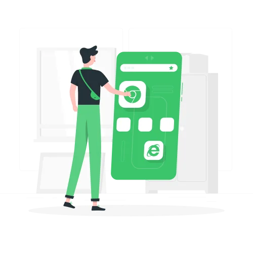Cross-platform app running on both Android and iOS devices